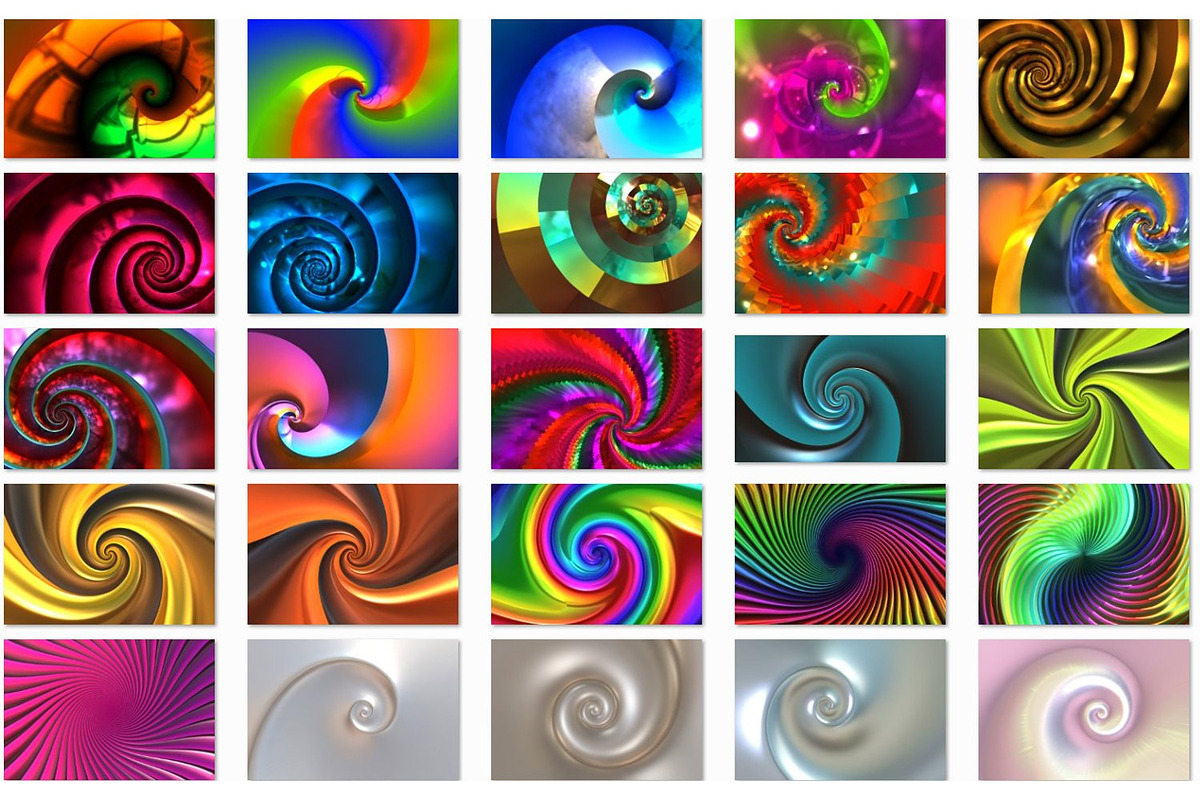 50 Spira Metallic Backgrounds, a Background Graphic by Kseniya-Omega (Photo 3 of 6)