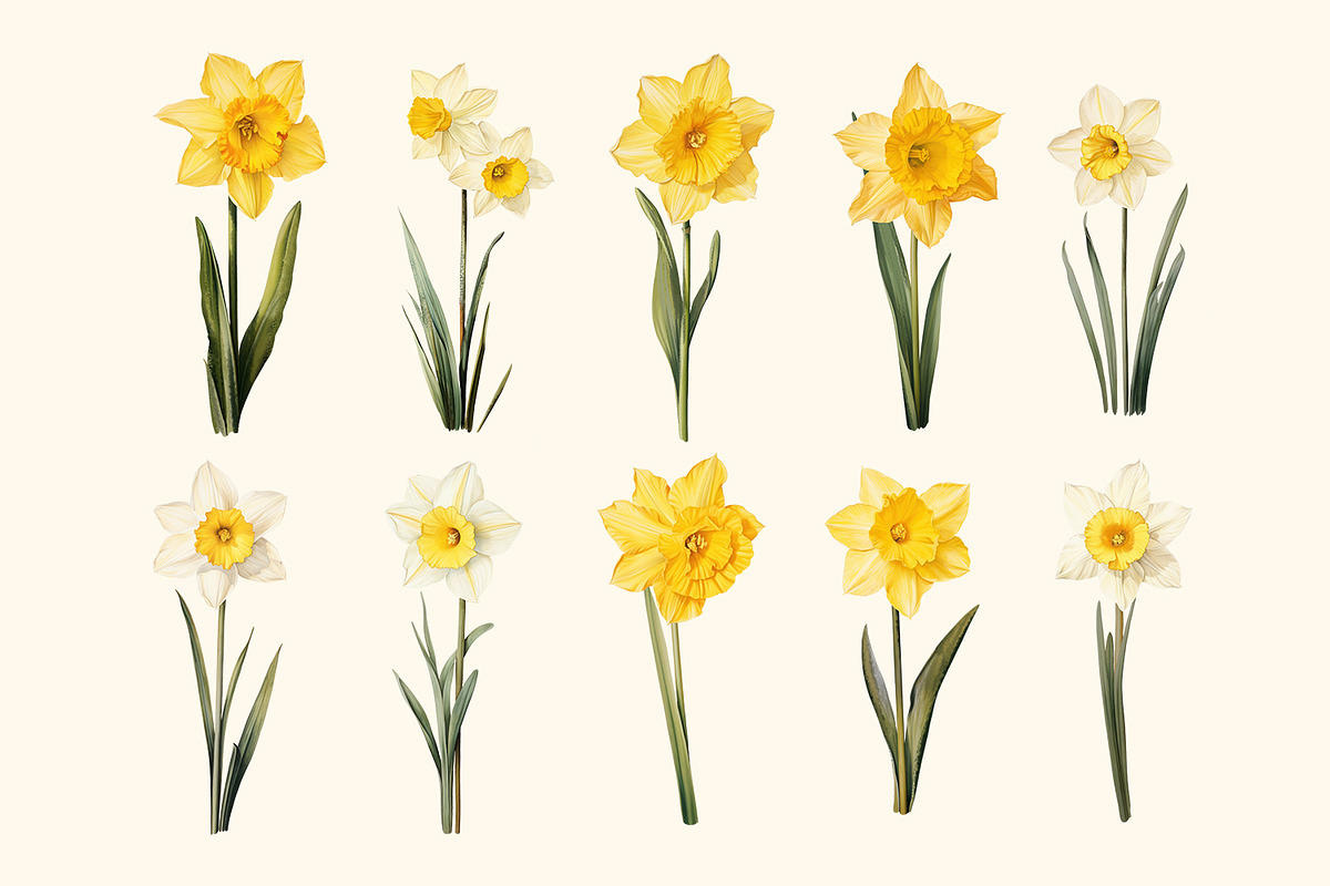 Spring flowers. Floral elements, a Decorative Illustration by irina.vaneeva (Photo 5 of 6)
