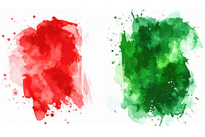 Artistic splashes of red and green, an Arts & Entertainment Photo by Igor Tichonow