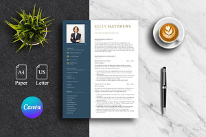 Business Canva Resume Template Pack