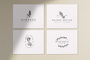 Floral logo templates, a Branding & Logo Template by Nues Design (Thumbnail 3 of 17)