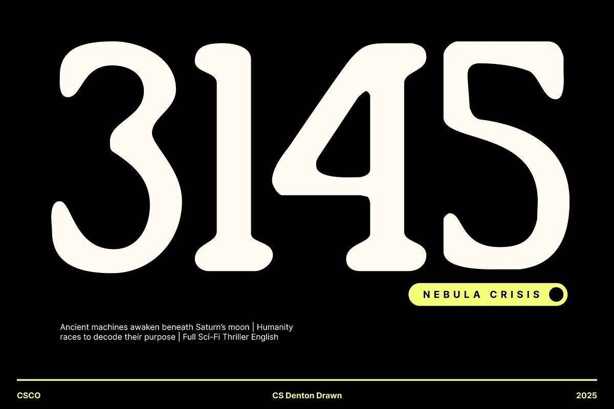 CS Denton Drawn, a Serif Font by Craft Supply Co. (Photo 6 of 8)