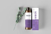 7 in 1 Amber Glass Cosmetic Bundle, a Cups & Container Mockup by pmvch (Thumbnail 63 of 106)