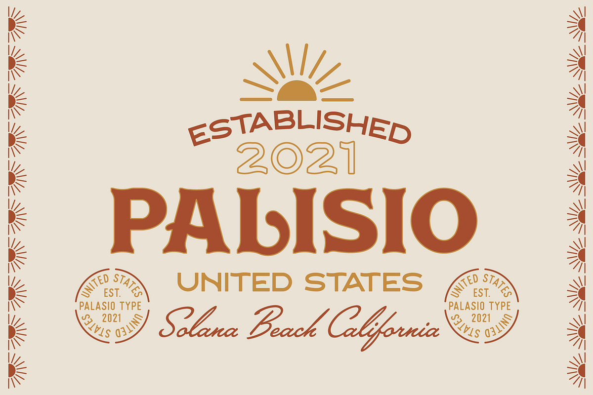 Palasio Typeface | Desert Font, a Font by NienowBrand (Photo 7 of 8)