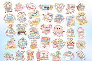Coastal Summer Bookish Quotes Bundle, a Seasonal Illustration by Huxmay (Thumbnail 2 of 9)