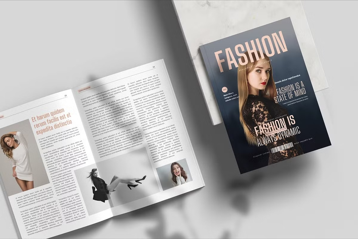 5 In 1 Fashion Magazine Canva Bundle, a Magazine Template by TheBrightGrap (Photo 9 of 12)