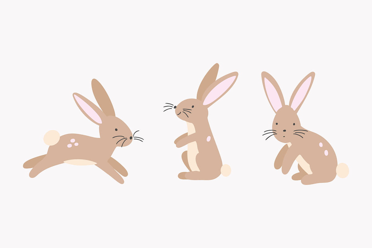 Easter Graphics – Bunnies, Lettering, a Seasonal Illustration by Tove Malm Studio (Photo 2 of 9)