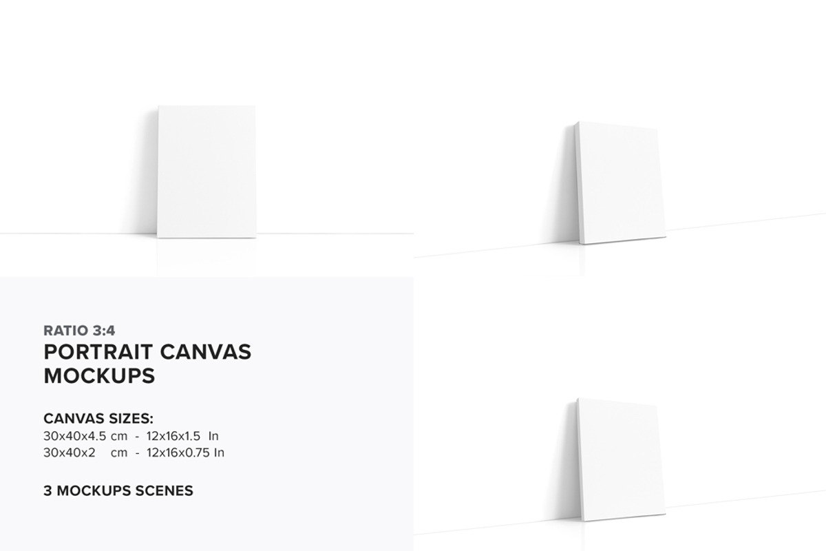 Canvas Mockups Bundle 2, a Merchandise Mockup by Mockups by Carlos Viloria (Photo 4 of 47)