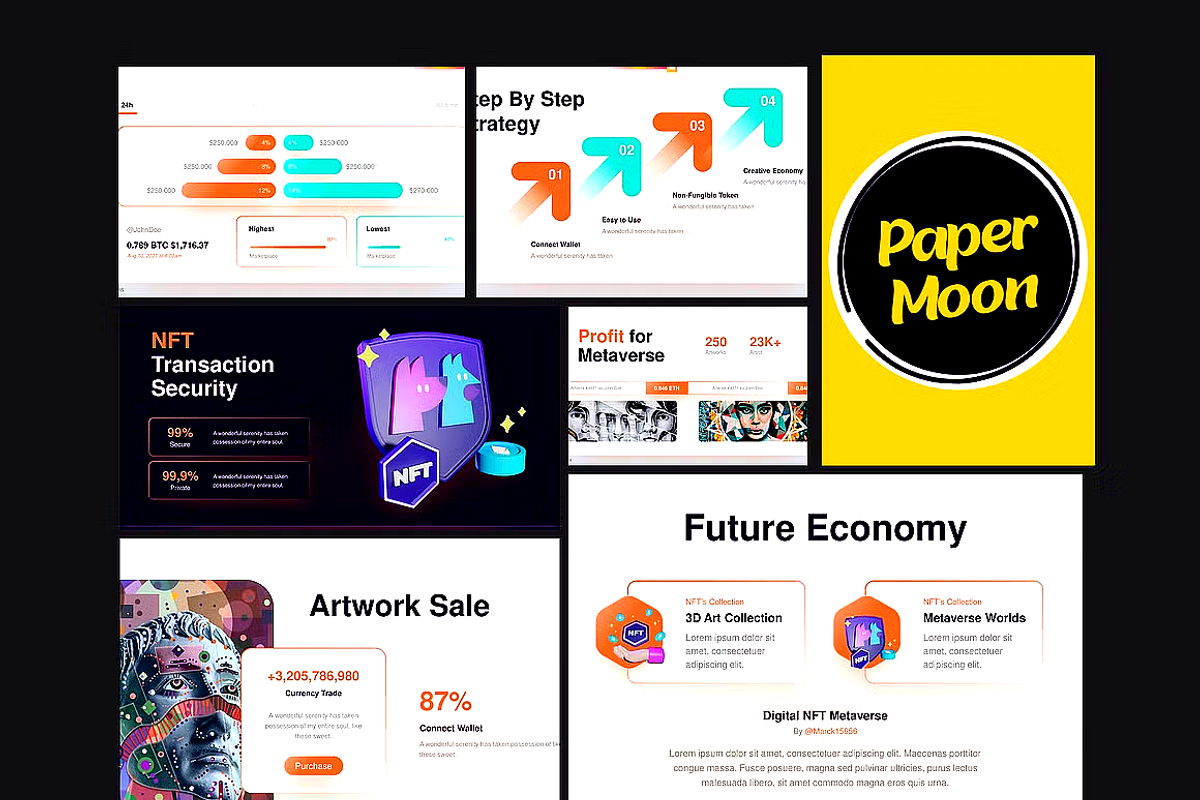 Metaverse PowerPoint Template, a Presentation Template by PaperMoon (Photo 2 of 3)