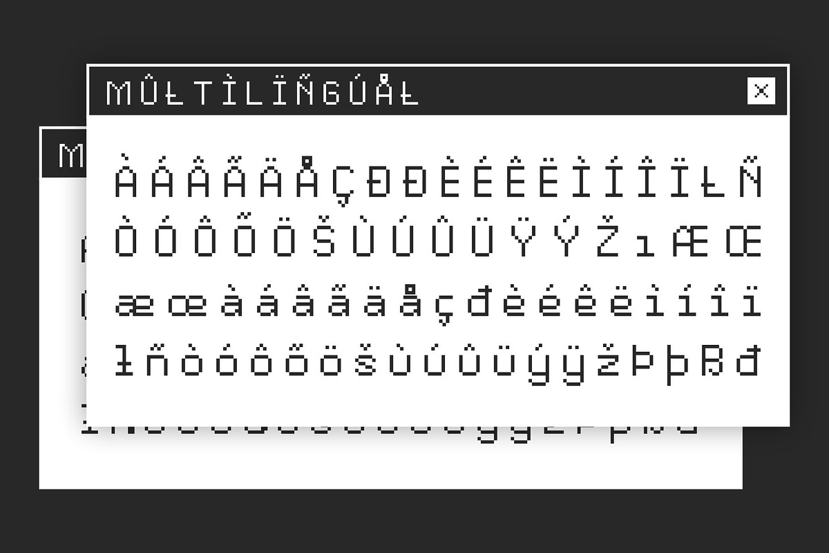 Pixidot mayhem, a Symbol Font by takoliko (Photo 12 of 13)