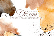Ombre Grey & Brown Washes, an Illustration by Feather Grace Designs (Thumbnail 7 of 7)