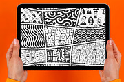 56 Unique Procreate Pattern Brushes, a Brush Add-On by Heather Green Designs (Thumbnail 8 of 11)