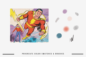 Captain Marvel Procreate Brushes