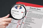 Minimal Resume/CV Template, a Resume Template by designvillage (Thumbnail 5 of 12)