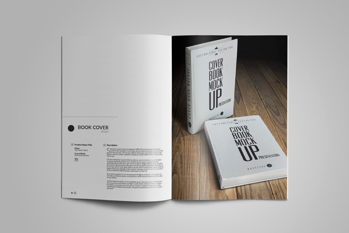 Graphic Designer Portfolio Template, a Brochure Template by vanroem2nd (Photo 12 of 18)