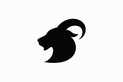 Goat Logo Template vector icon, a Graphic by T.Vooka (Thumbnail 1 of 3)