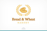 Bread & Wheat Logo Template, a Branding & Logo Template by Logo Heaven (Thumbnail 1 of 5)