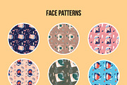 Abstract faces, a Pattern Graphic by Joseph Chernashki (Thumbnail 6 of 7)