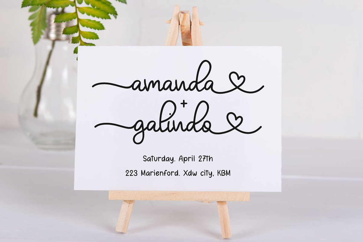 Mada Kayla, a Script Font by Essentials Studio (Photo 3 of 8)
