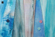 Blue Monet watercolor textures, a Texture Graphic by FleurArt (Thumbnail 7 of 8)