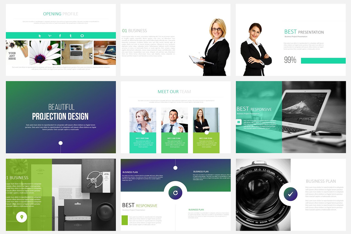 ALEA - Powerpoint Templates, a Presentation Template by SlideFusion (Photo 3 of 4)