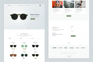 Oppy — Single Page PSD Template