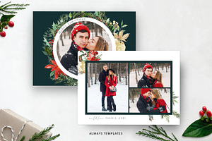 Christmas Card Template CC090