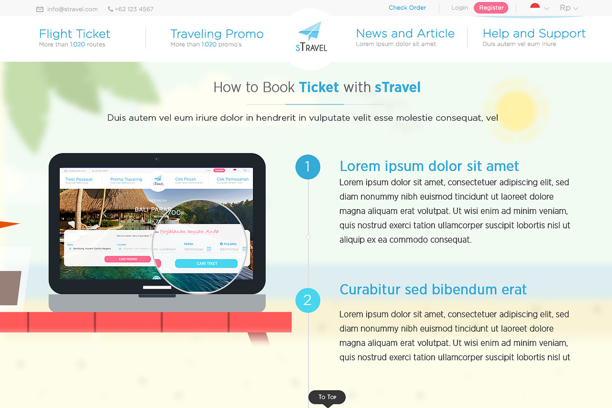 S-Travel - Travel and Tour Booking, a HTML Template by UInstrument (Photo 7 of 8)
