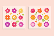 Paper Cut Flowers Card Kit, a Templates & Theme by Boyko Pictures (Thumbnail 7 of 17)