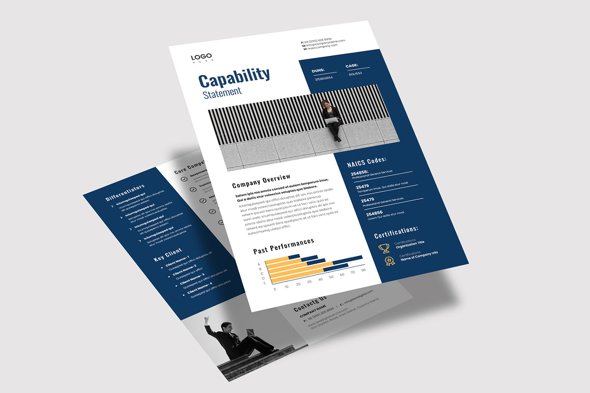 Capability Statement Template, a Brochure Template by Niofix (Photo 5 of 6)
