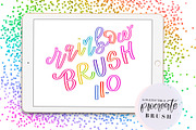 Rainbow II.O Procreate Brush, a Brush Add-On by lovetistrue (Thumbnail 1 of 3)
