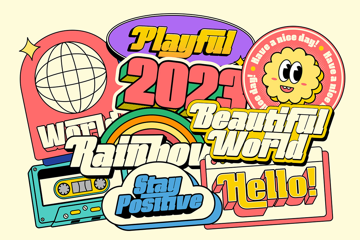 Mailboy - Rounded Bold, a Sans Serif Font by Graptail (Photo 3 of 10)