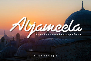 Aljameela A Script Rounded Font