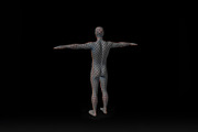 Male Human Base Mesh – Rigged, a Characters & Person 3D Model by Casa Mandarina (Thumbnail 3 of 8)