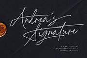 Andreas Signature, a Script Font by Letterhend Studio (Thumbnail 10 of 11)
