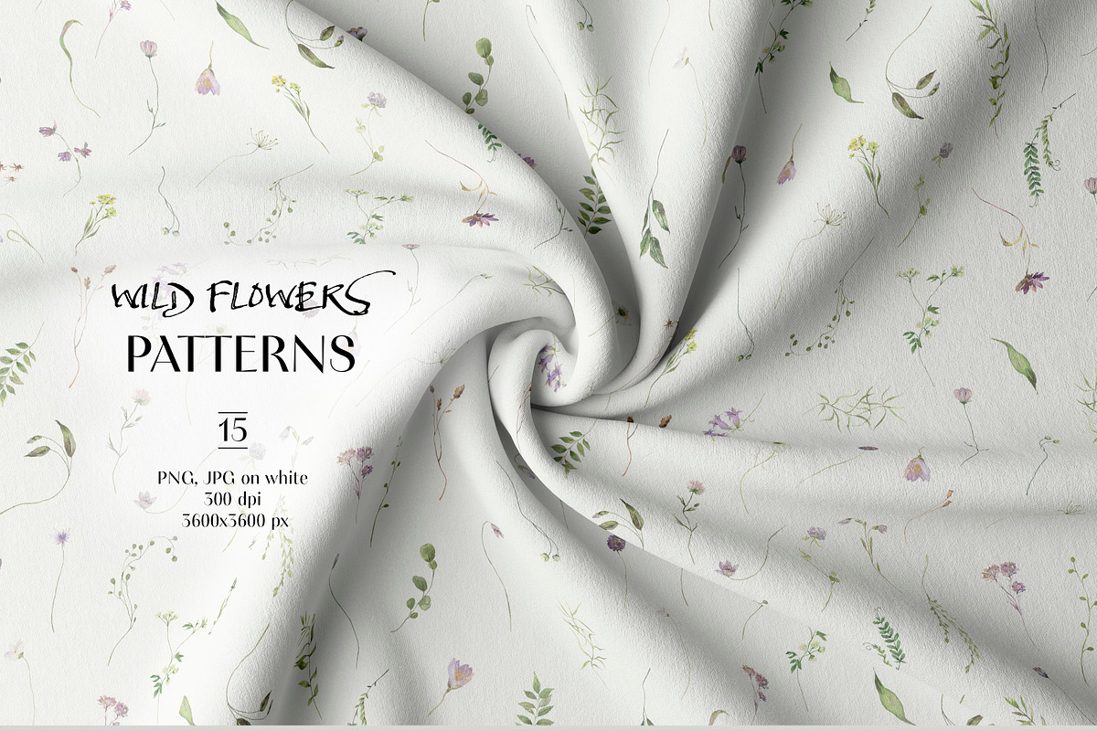FIELD SYMPHONY- Flowers Collection, a Decorative Illustration by Les Frolova (Photo 15 of 18)
