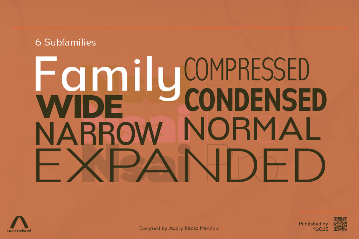 Nsai Pro Condensed, a Sans Serif Font by Aukimvisuel (Photo 4 of 15)