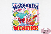 Margarita Weather Summer Drink PNG, an Illustration by Daily.Designs (Thumbnail 1 of 5)