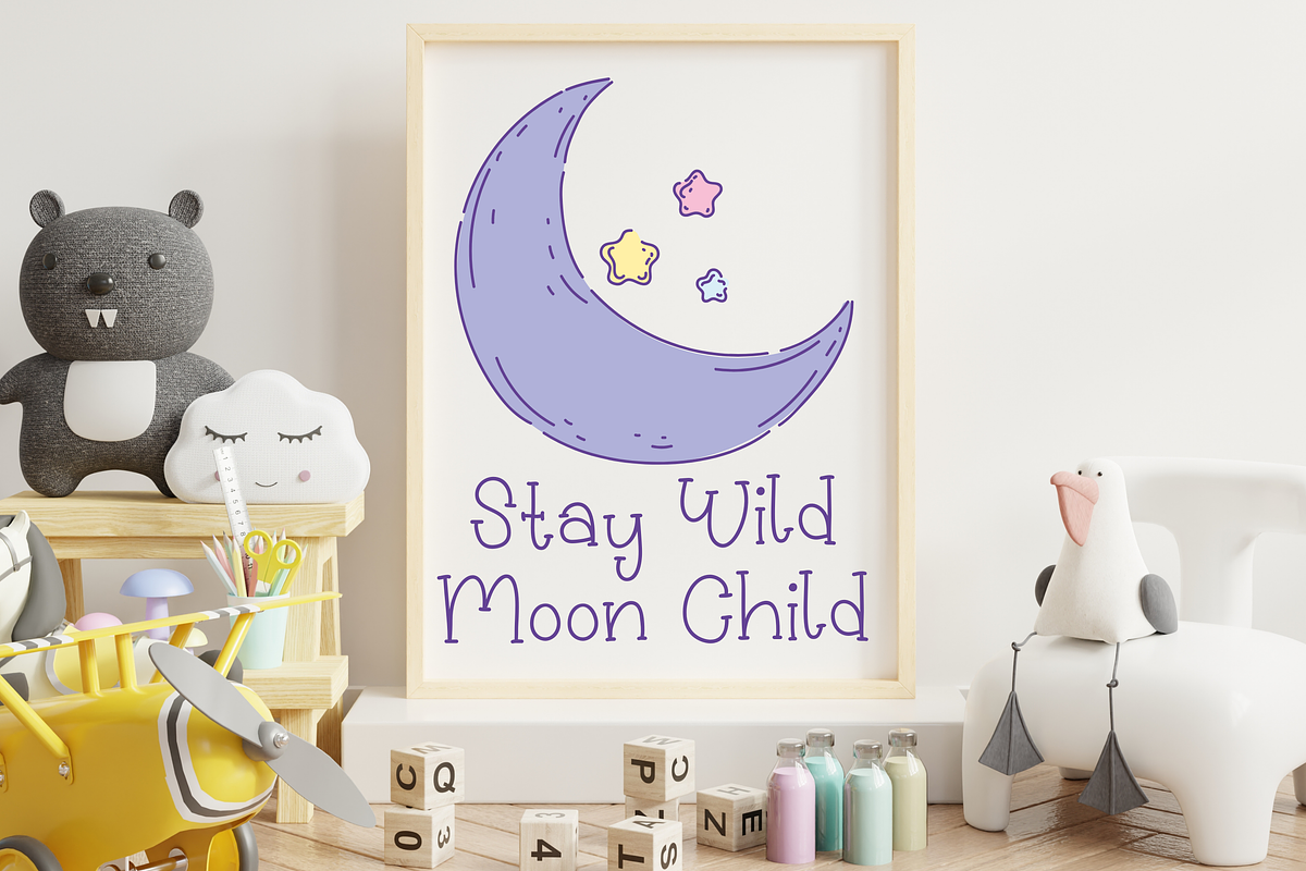 Wild Twilight Cute Typewriter Font, a Serif Font by Dancing with Ink (Photo 8 of 19)