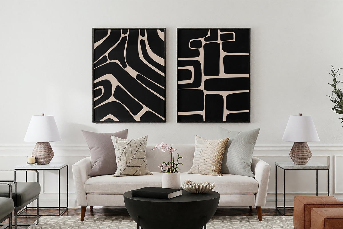 Modern Minimalsit Abstract Wall Art, a Decorative Illustration by Doodledreamin (Photo 11 of 11)