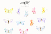 Watercolor Butterfly collection, an Object Illustration by ArtMaslyana (Thumbnail 8 of 9)