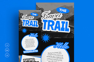 Travel Newsletter, a Social Media Template by graphicook