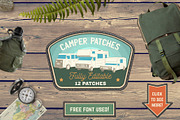 Camper Patches, a Branding & Logo Template by sivVector (Thumbnail 1 of 3)