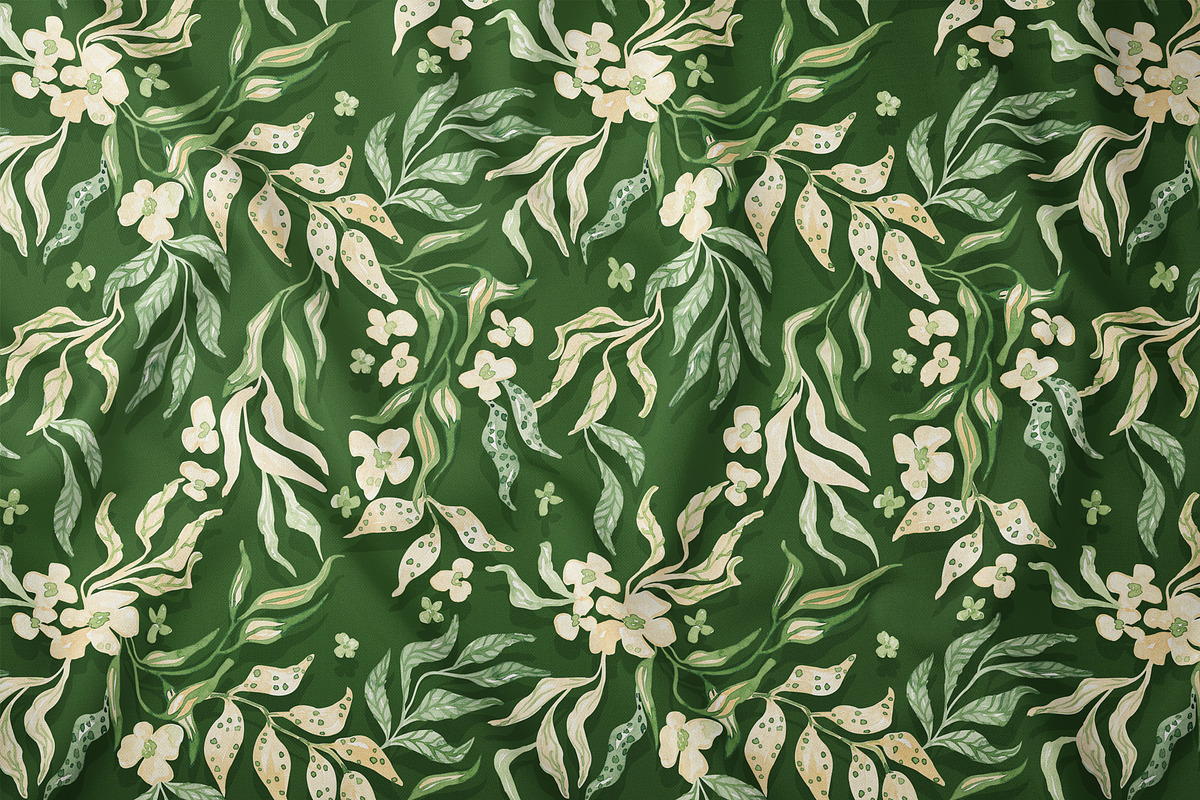 Spring Garden Botanicals Pattern, a Pattern Graphic by SirenaArt (Photo 10 of 18)