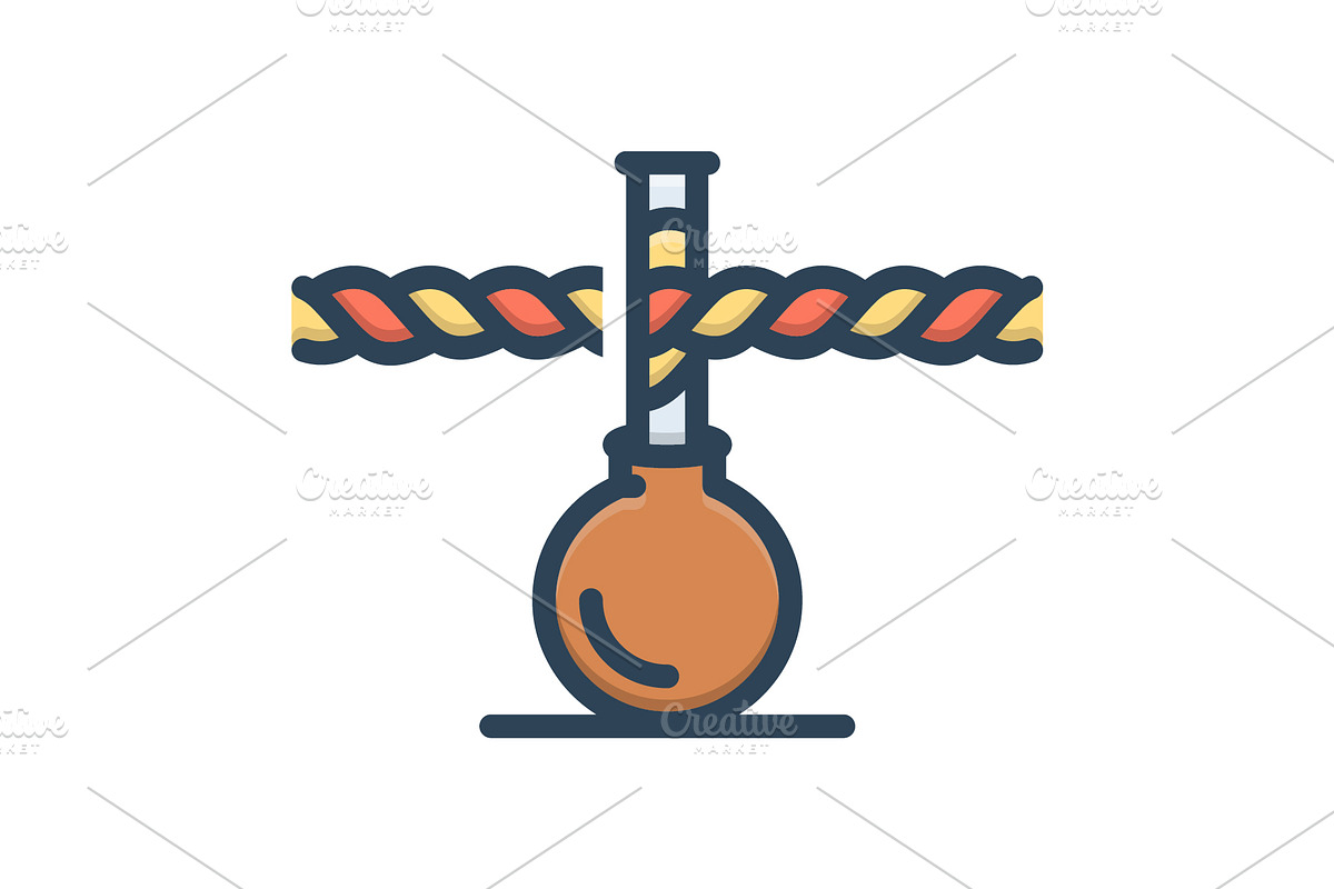 Rope cord color icon, a Duotone Icon by Creative priyanka