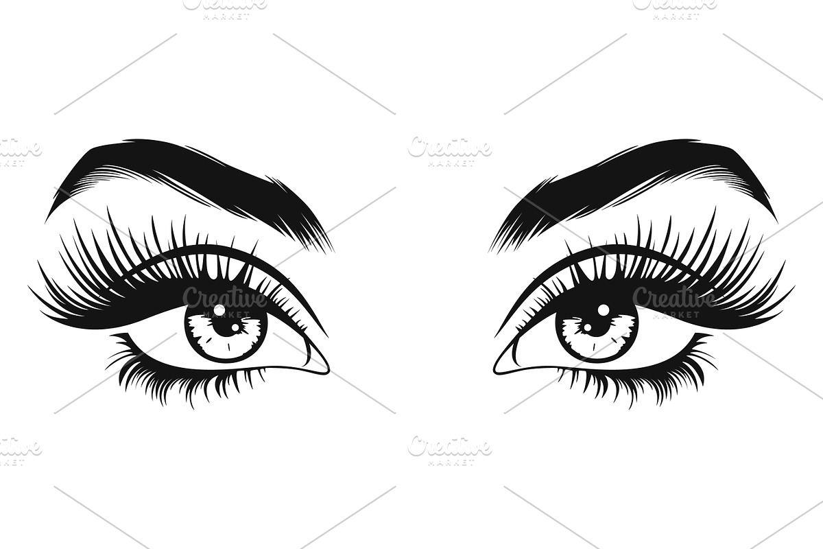 Vector Women's Eye., an Object Graphic by Gomolach (Photo 8 of 18)