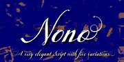 Nono, a Script Font by Wiescher-Design (Thumbnail 1 of 6)