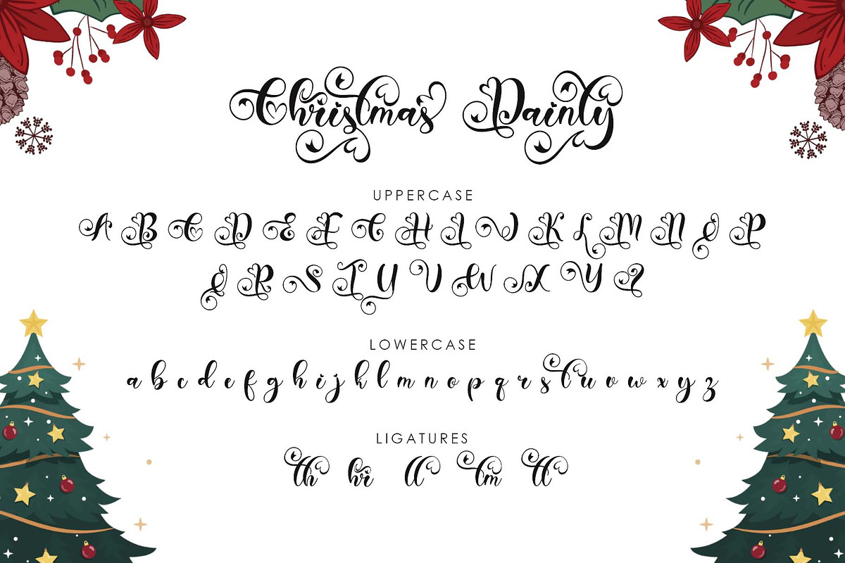 Christmas Dainty, a Handwritten Font by Yoga Letter (Photo 7 of 9)