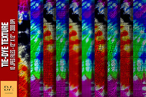 Tie-Dye Texture Digital Papers #90