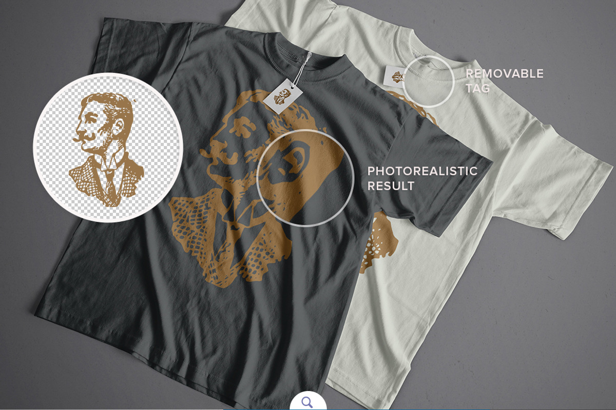 Chromatees Mockup T-Shirts, a Shirt Mockup by GraphicHero (Photo 2 of 7)